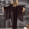 Hanging Scarecrow With Color Changing LED Lights Decoration