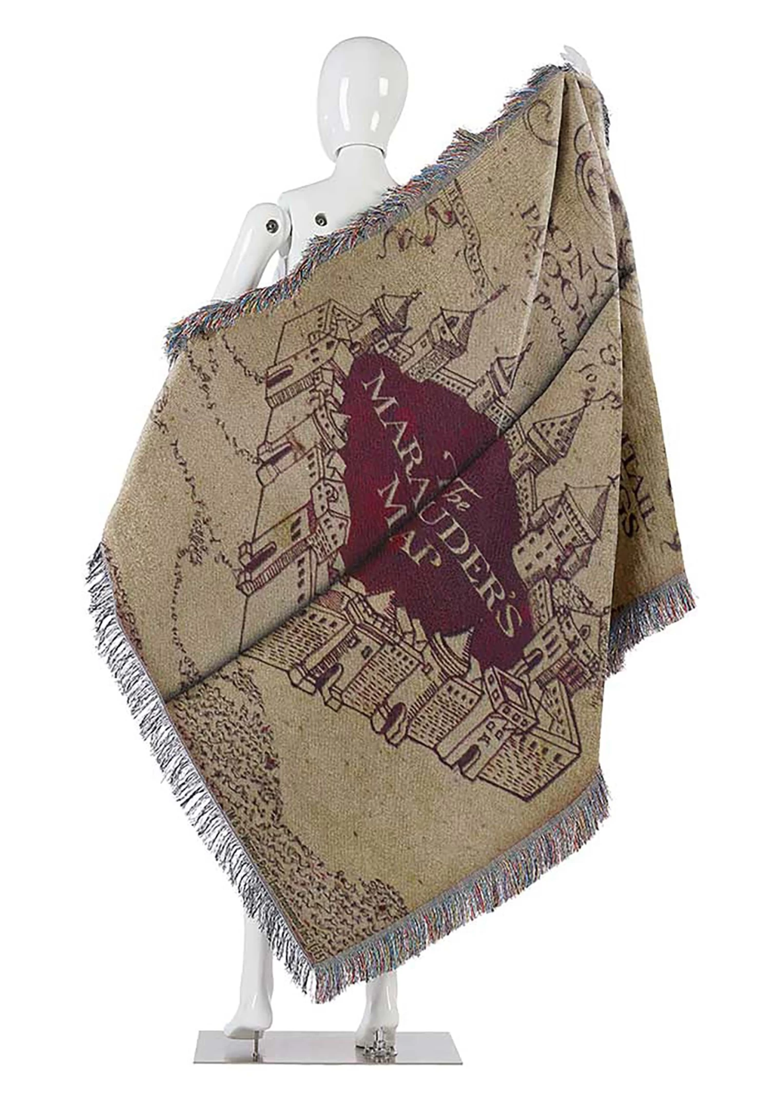 Marauders Map Harry Potter Tapestry Throw 2 Marauders Map Harry Potter Tapestry Throw - Image 2