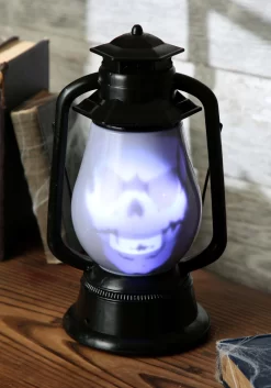 Hidden Ghost Face Light Up Lantern Halloween Decoration -Halloween Decoration Store hidden ghost face light up lantern prop alt 2