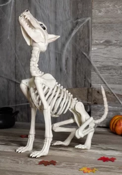 Howl At The Moon Skeleton Dog 27" Halloween Prop
