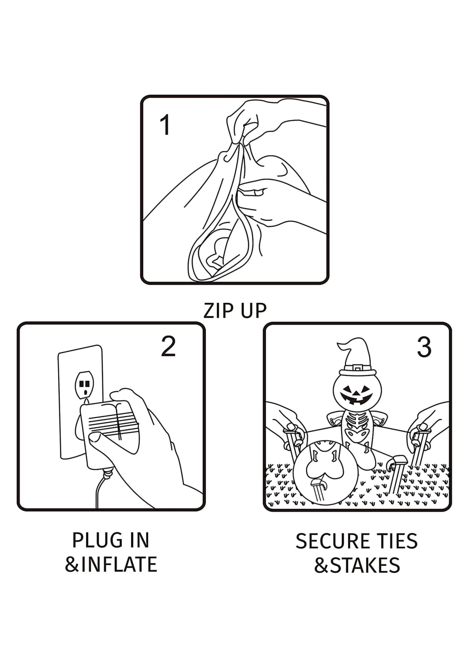 8FT Inflatable Skeleton T Rex Decoration 4 8FT Inflatable Skeleton T Rex Decoration - Image 4