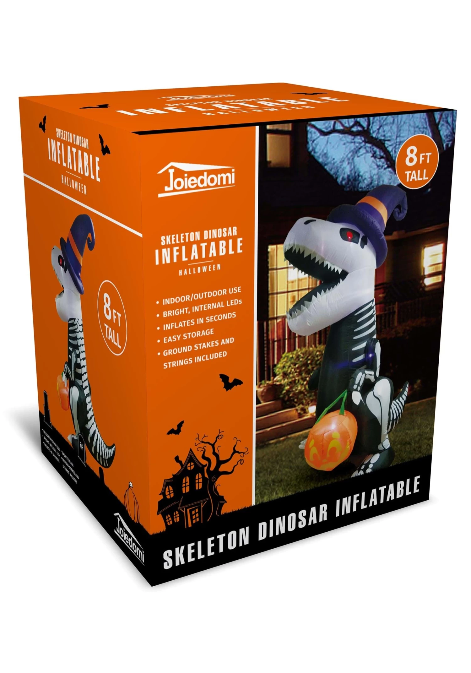 8FT Inflatable Skeleton T Rex Decoration 5 8FT Inflatable Skeleton T Rex Decoration - Image 5
