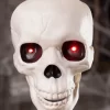 Life Sized Animated Hanging Skull Halloween Decoration