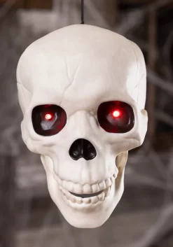 Life Sized Animated Hanging Skull Halloween Decoration