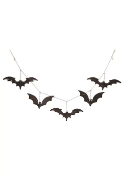 Metal Bats Banner Halloween Decoration