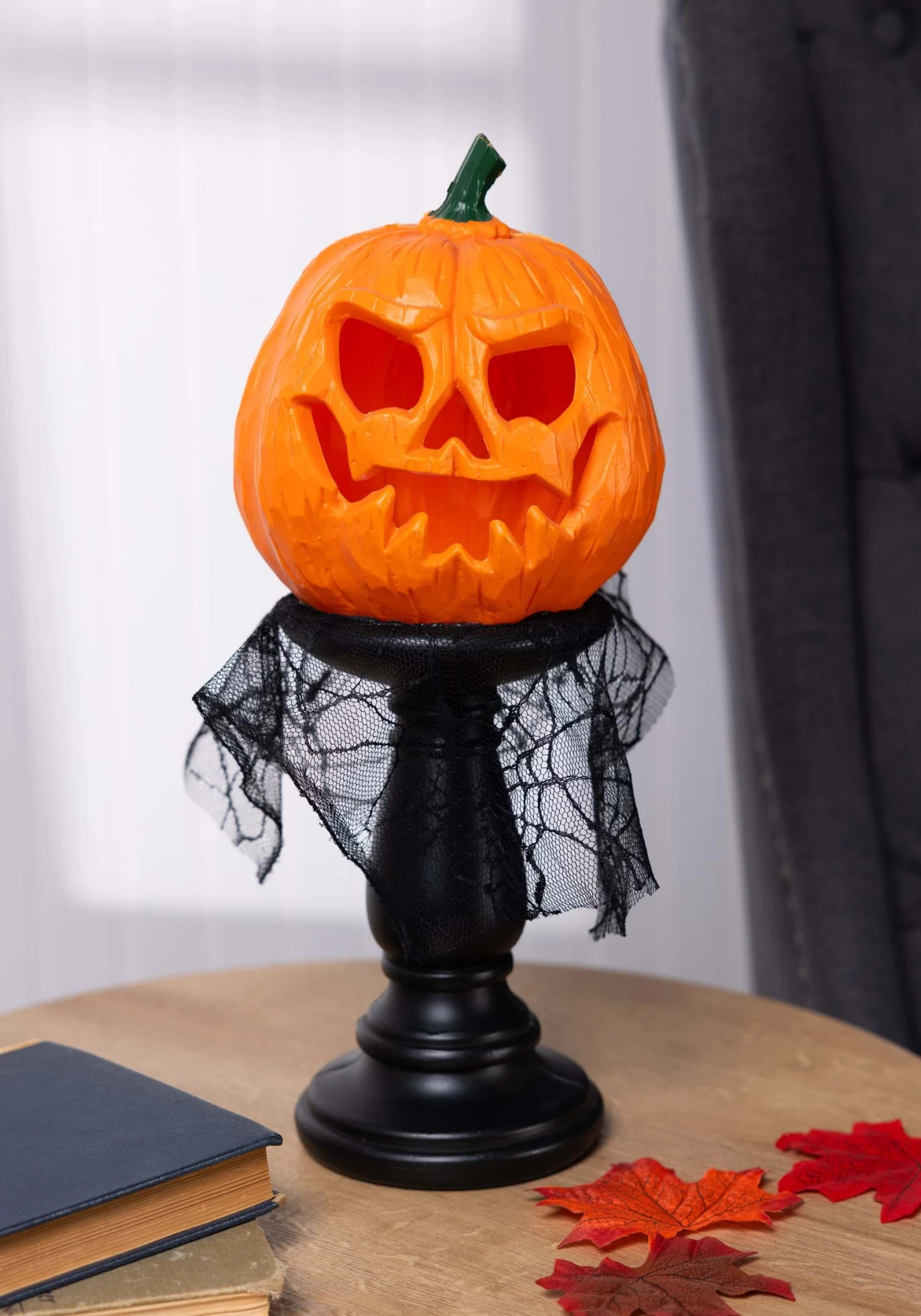 Pumpkin Lamp With Light & Sound Decoration 1 Pumpkin Lamp With Light & Sound Decoration