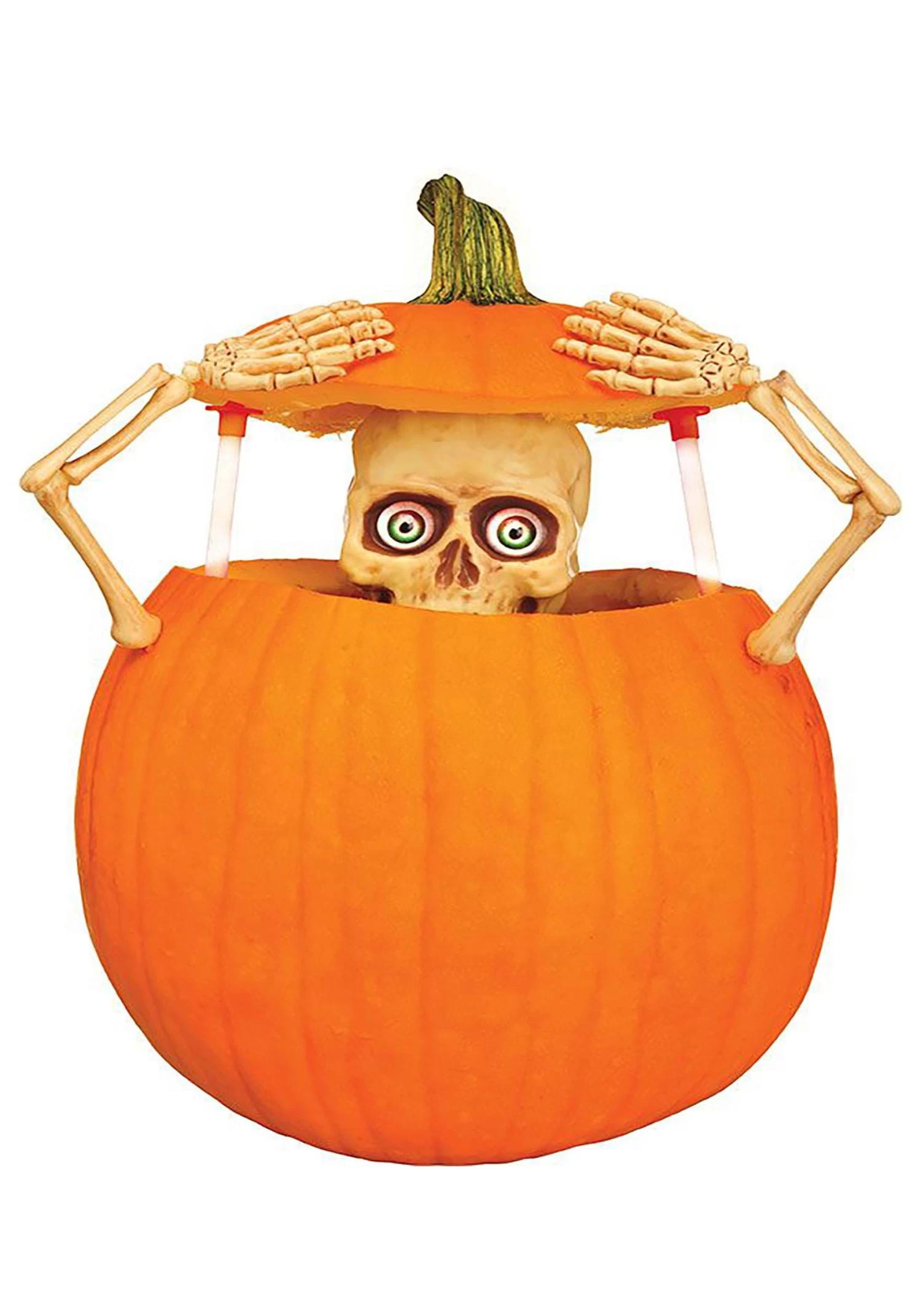 Fun World Light Up Skeleton Pumpkin Peeper Kit 1 Fun World Light Up Skeleton Pumpkin Peeper Kit