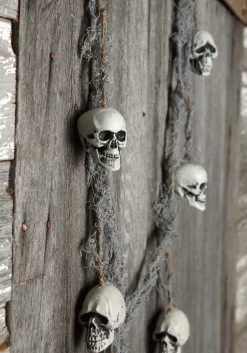 Skull Garland Decoration 6 Skull Garland Decoration -Halloween Decoration Store skull garland halloween decoration alt 1