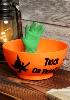 Animated Monster Hand In Bowl -Halloween Decoration Store treat bowl with animated monster hand alt 2